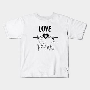 Love with Paws Kids T-Shirt